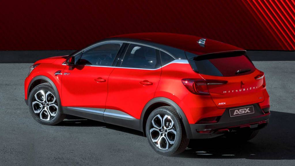 Mitsubishi ASX 2024traseira vermelho