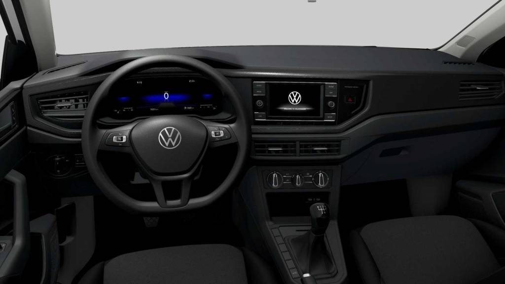 novo-volkswagen-polo-2023-interior manual Novo Polo interior versão manual