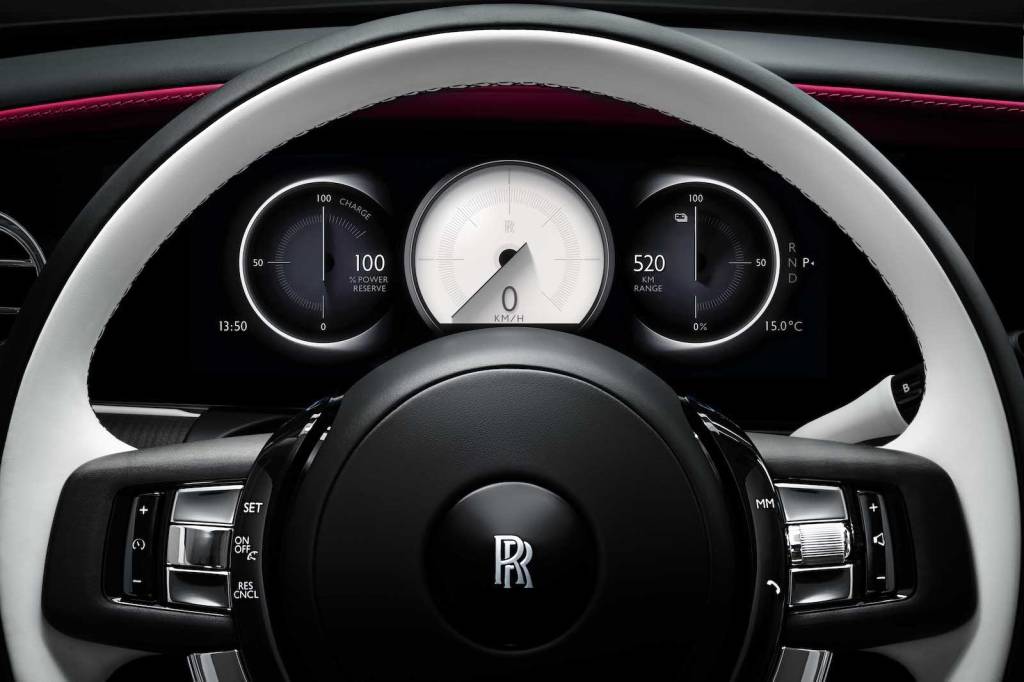 Rolls-Royce Spectre painel de instrumentos