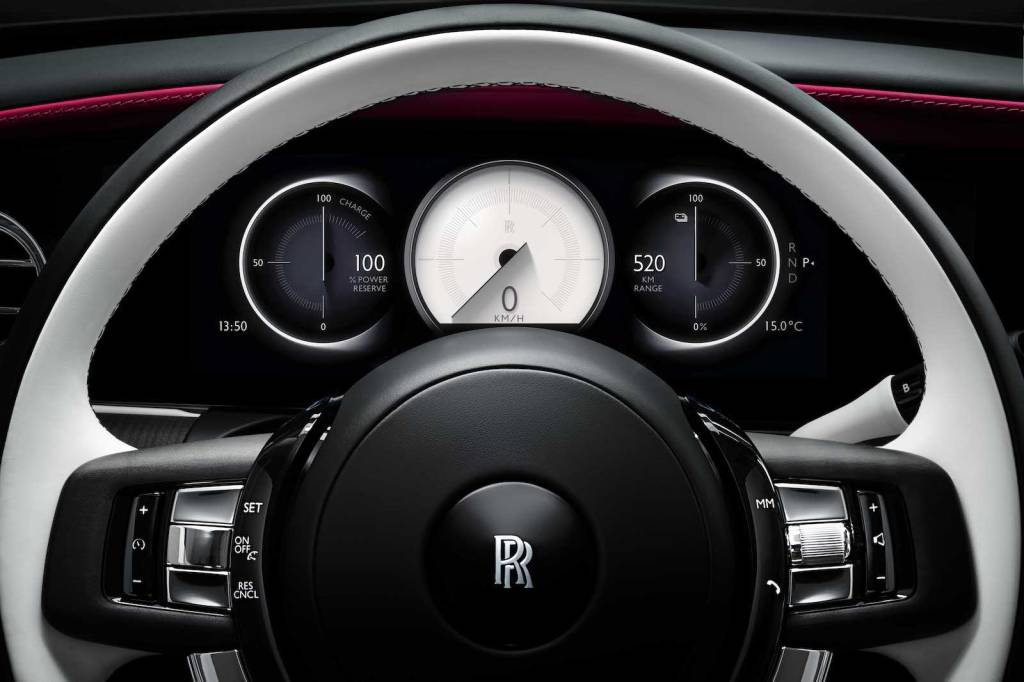 Rolls-Royce Spectre-10 Rolls-Royce Spectre painel de instrumentos