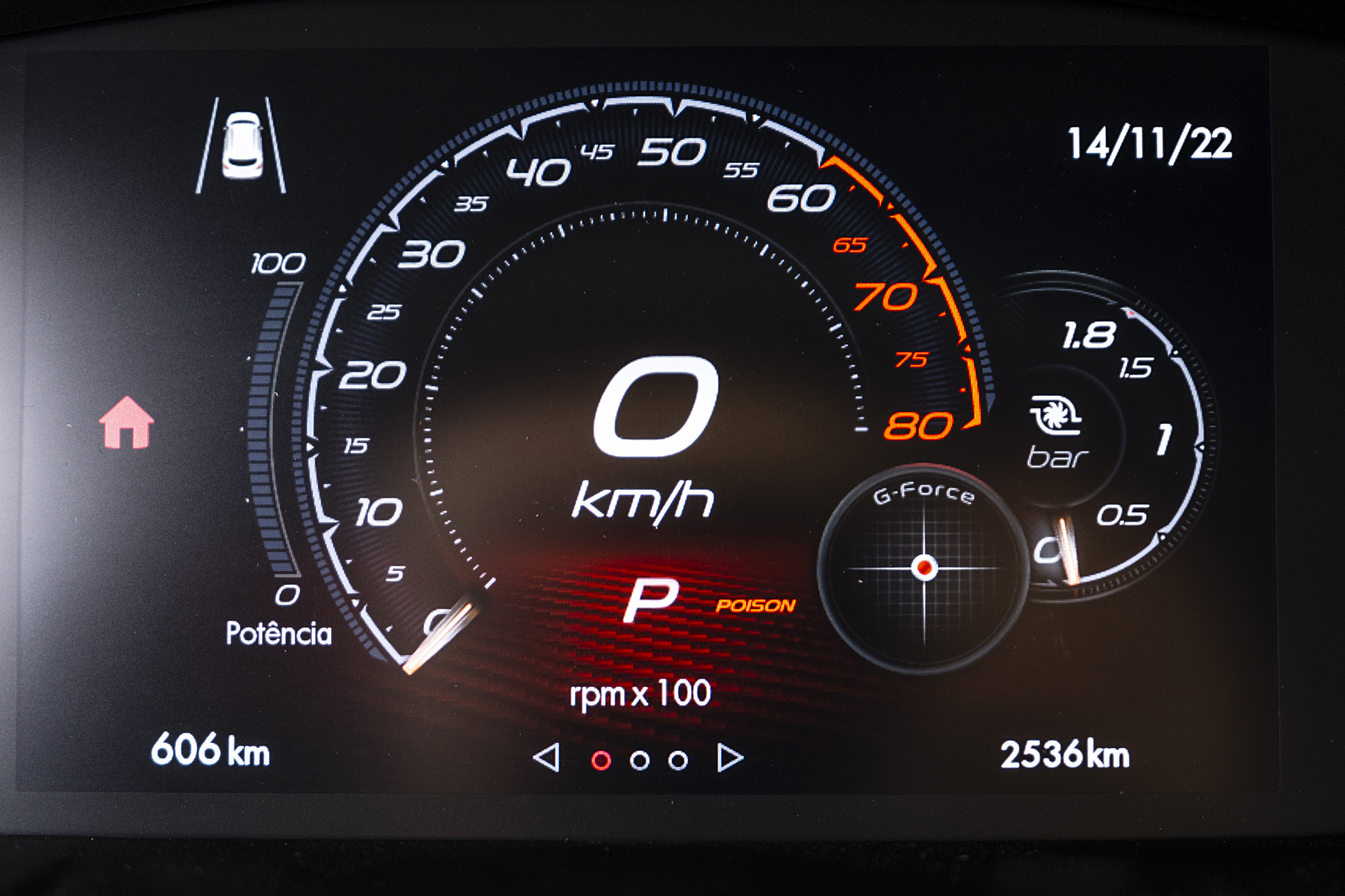 Fiat Pulse Abarth T270 2023 BR internas (7) Fiat Pulse Abarth T270 2023