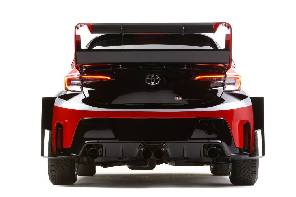 traseira Toyota GR Corolla Rally Concept
