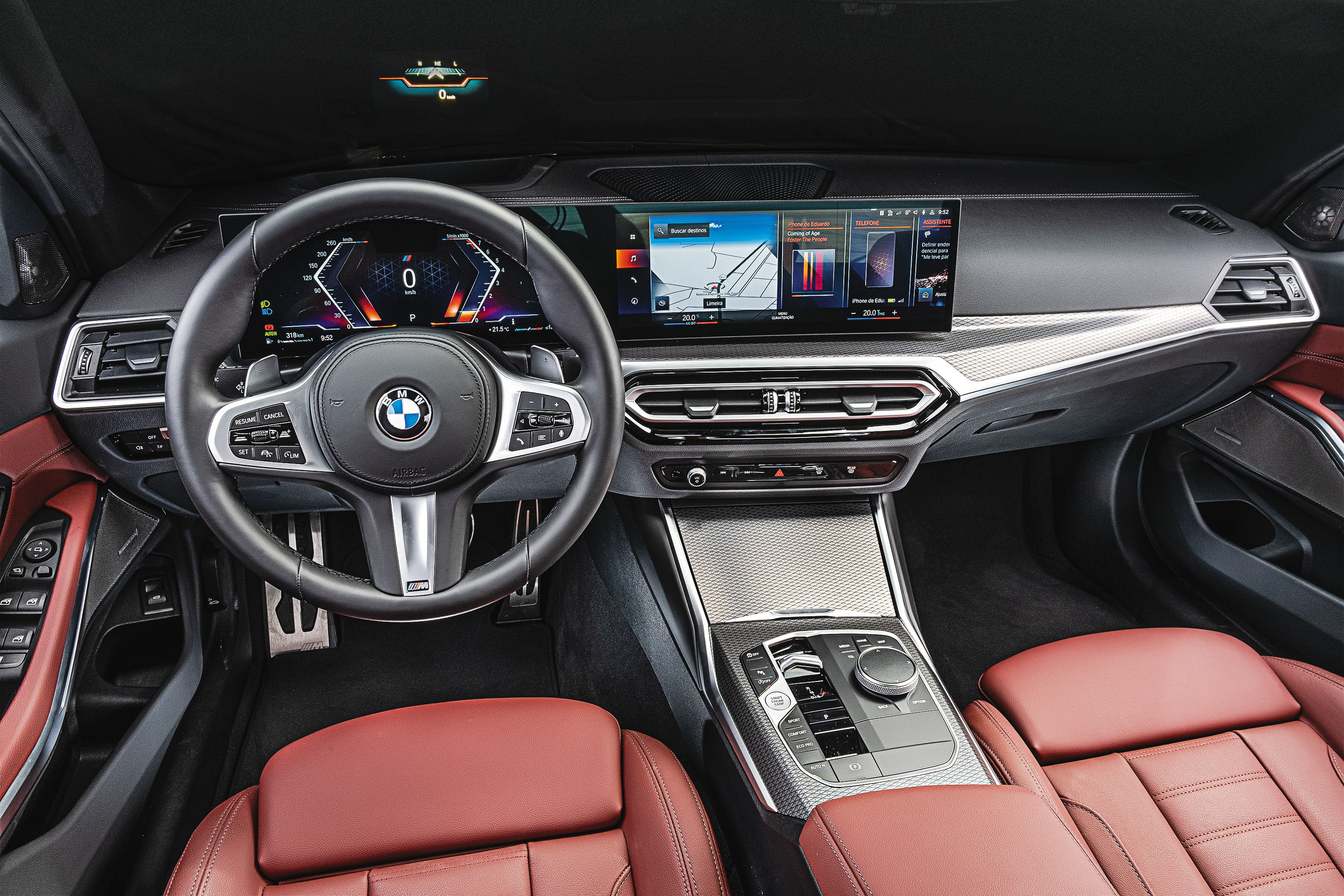 Teste novo BMW 320i ganha painel do iX e vende tanto quanto o Virtus