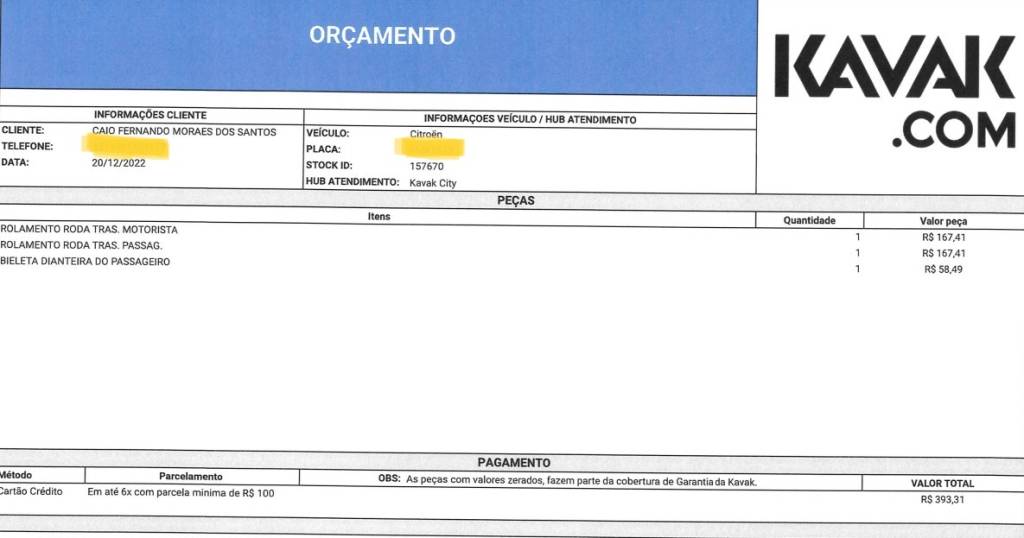 Orçamento – caio kavak – novo Orçamento - caio kavak - novo
