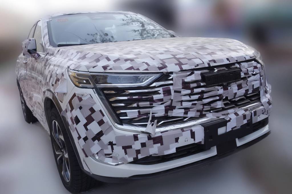 Novo SUV da GWM já circula quase em versão final na China