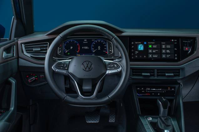 Painel do novo Volkswagen Virtus Highline 2023 Painel do novo Volkswagen Virtus Highline 2023