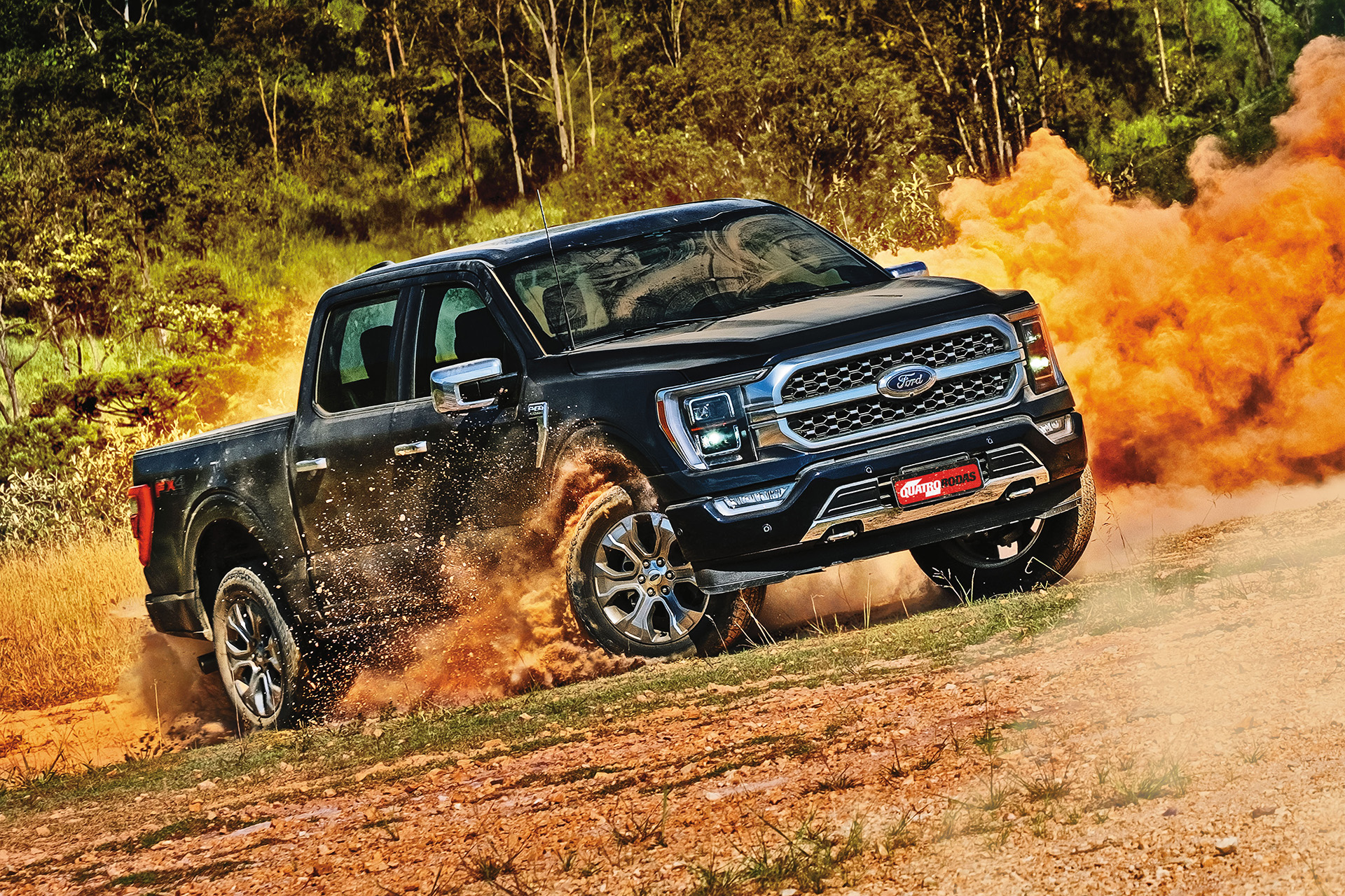 F-150 é quase um caminhão esportivo, para terra e asfalto