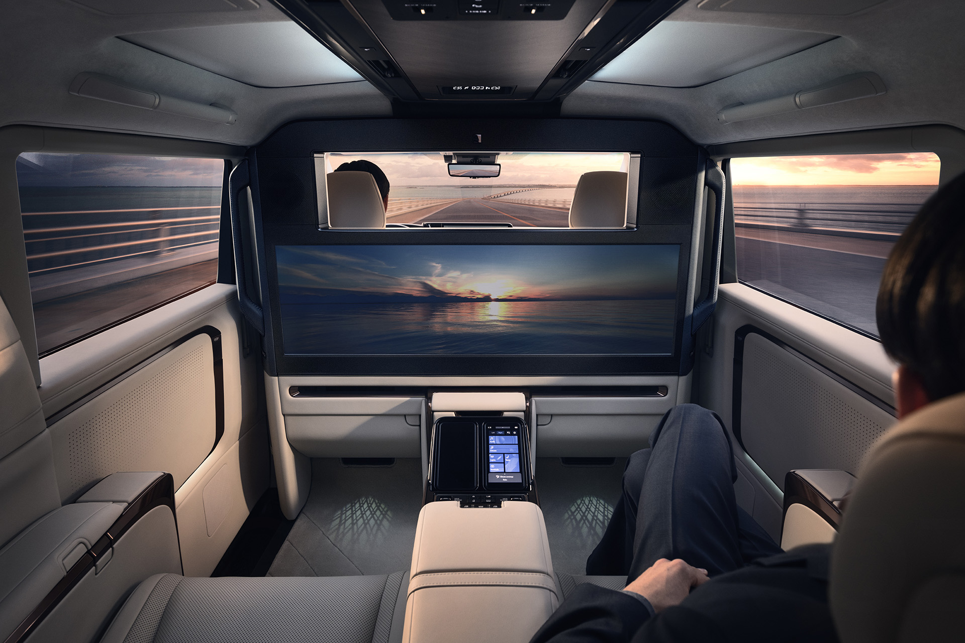 TV de 48'' pode atender a dois passageiros ao mesmo tempo