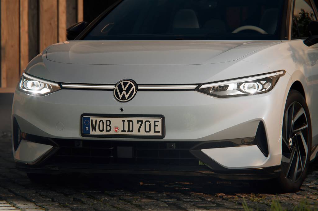 Volkswagen ID7 (19) Cortinas de ar: entradas inferiores do ID.7 se abrem e fecham conforme necessidade