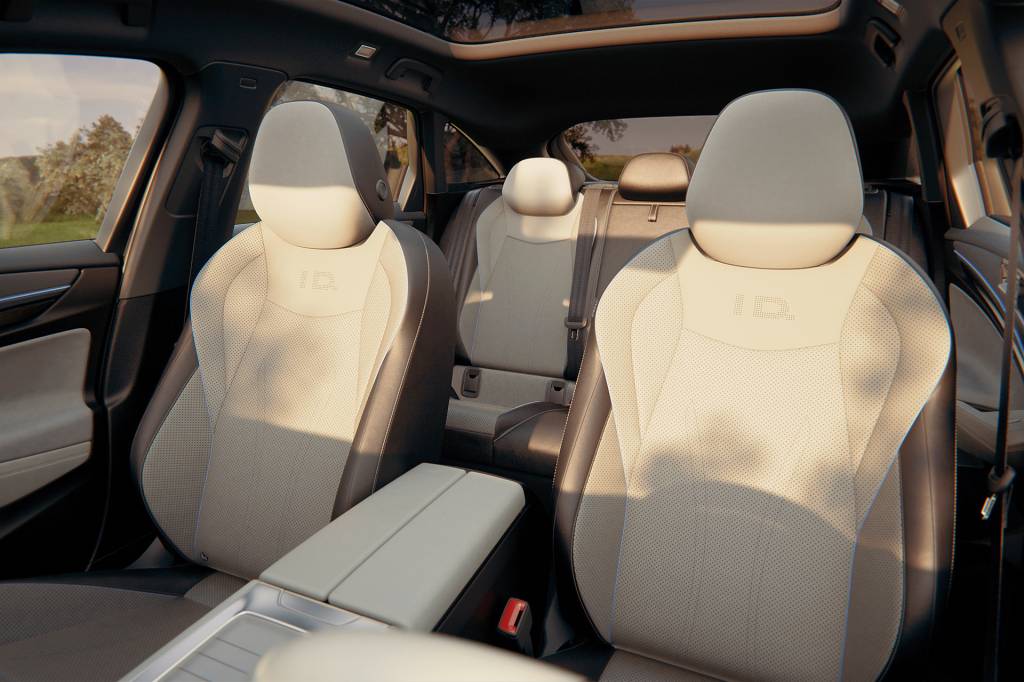 Volkswagen ID7 (27) Nível de acabamento é superior ao de outros modelos da ID