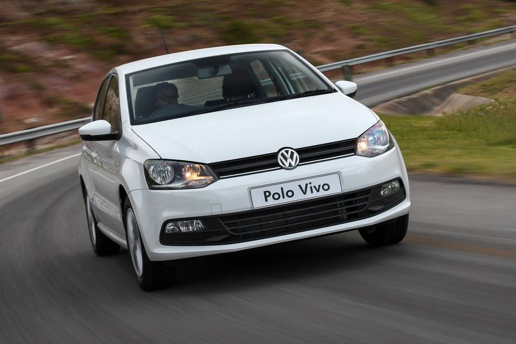 Volkswagen Polo Vivo é vendido na África Sul de modo análogo ao nosso Polo Track