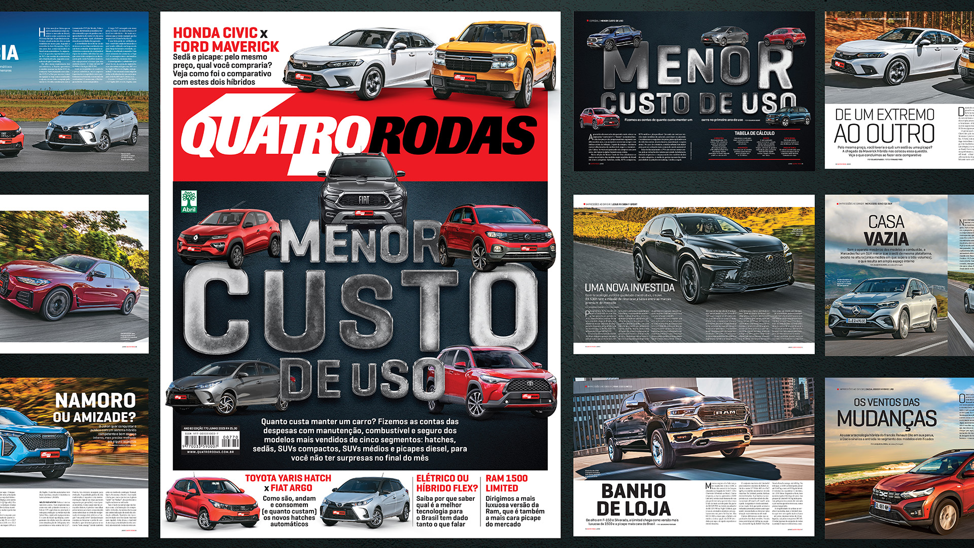 Site revela os carros mais buscados no Brasil em junho de 2023