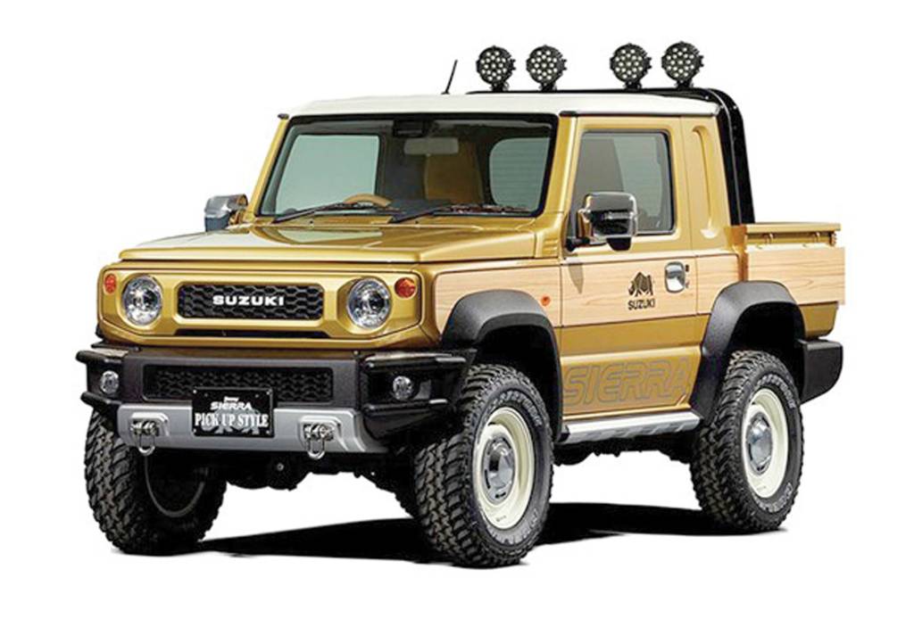 Suzuki Jimny poderá ter versões elétrica, híbrida e até uma picape