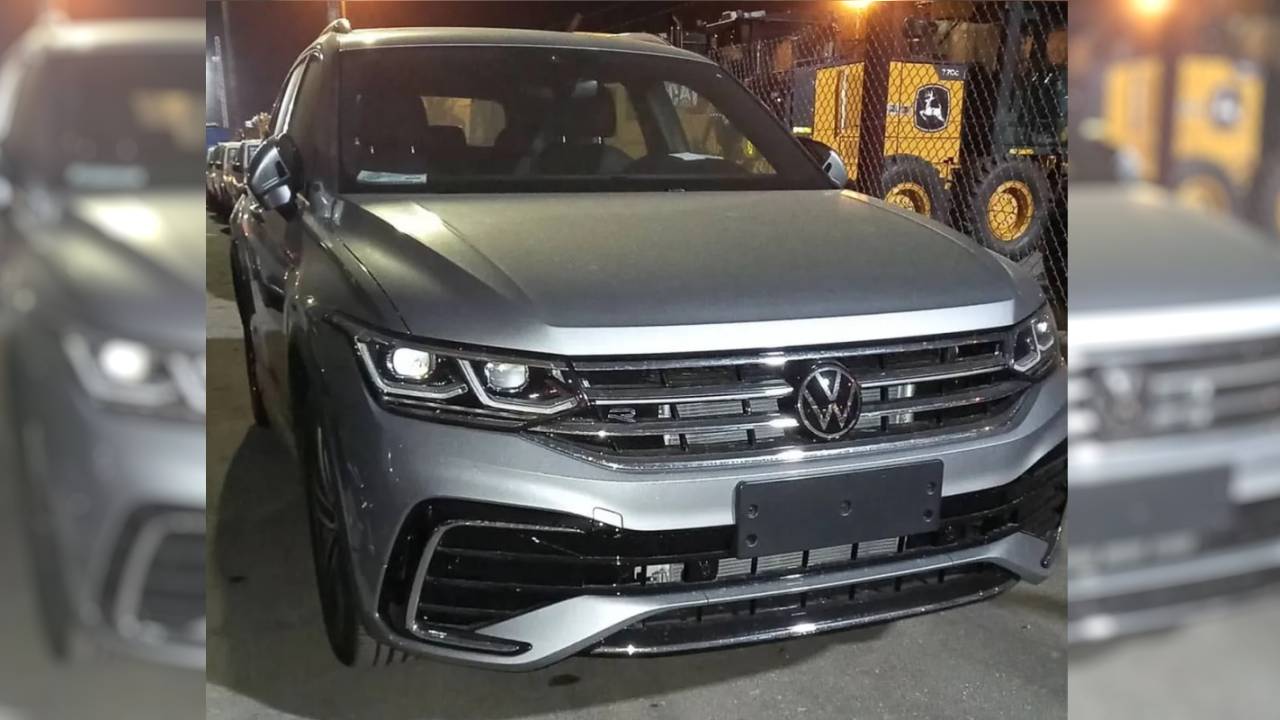 Volkswagen TIguan 2024 é flagrado no Porto de Santos (SP)
