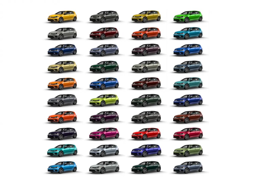 A Volkswagen dos EUA agora oferece o Golf R em uma rica seleção de cores como resultado direto da produção acidental deste carro.