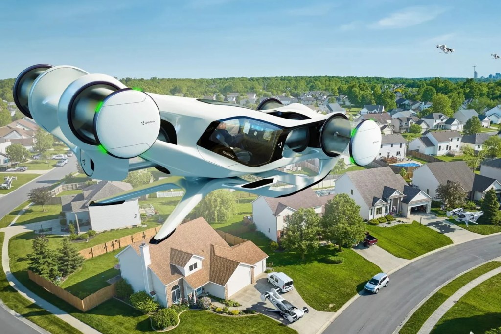 Novo eVTOL é feito para uso pessoal e tem turbinas no lugar das hélices