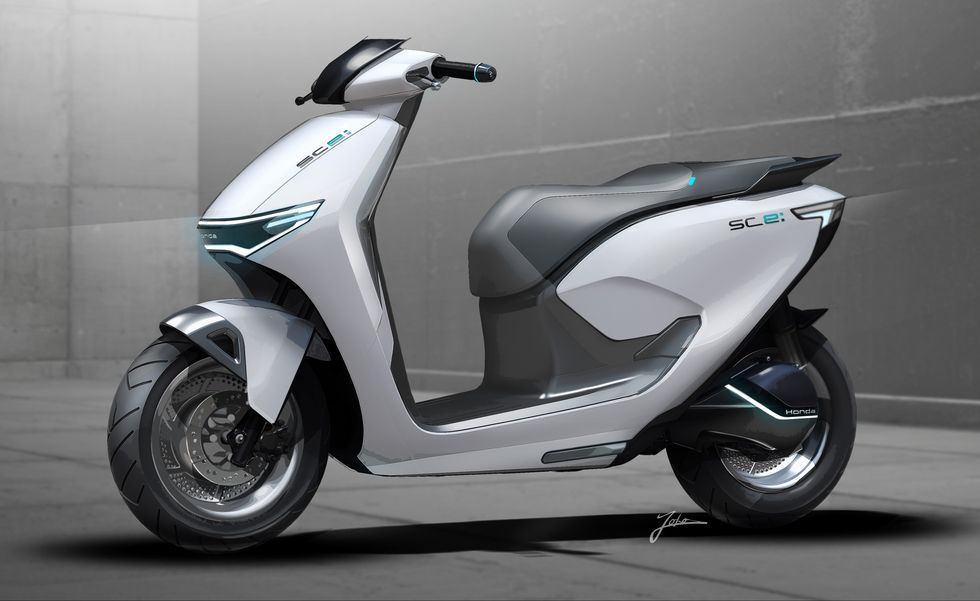 Nova scooter conceito da Honda SC e.