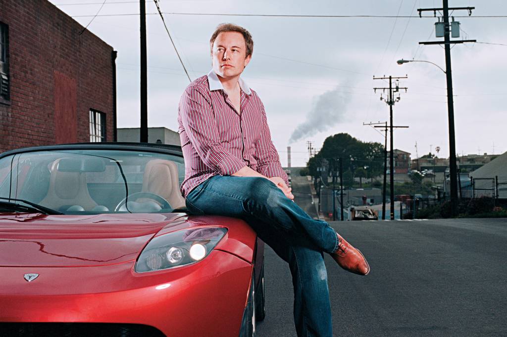 Elon Musk Tesla Roadster Elon Musk Tesla Roadster