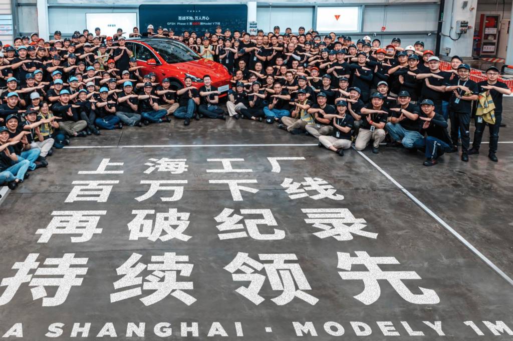Em julho de 2023, a fábrica da Tesla na China produziu sua milionésima unidade do SUV