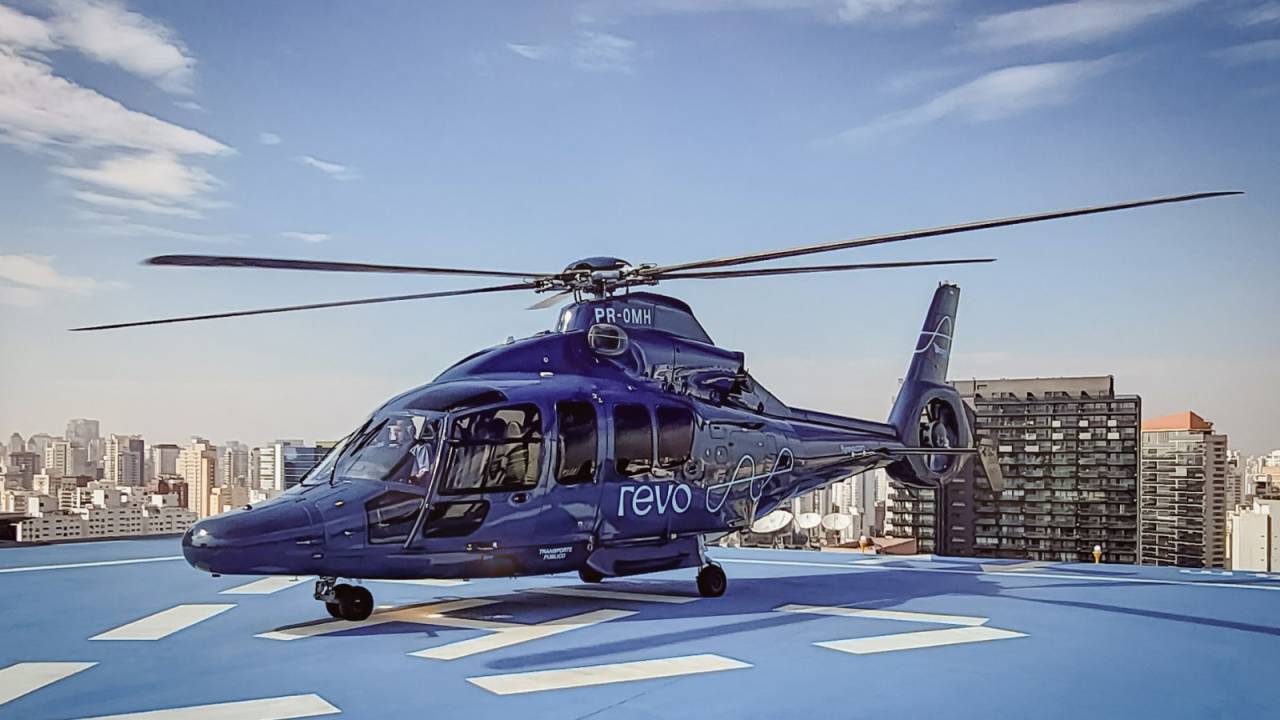 Airbus H155 é um dos helicópteros oferecidos pela Revo