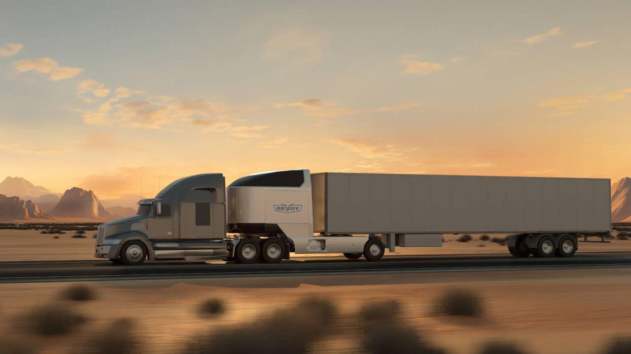 Projeto da Revoy propõe uma forma mais barata de hibridização de caminhões