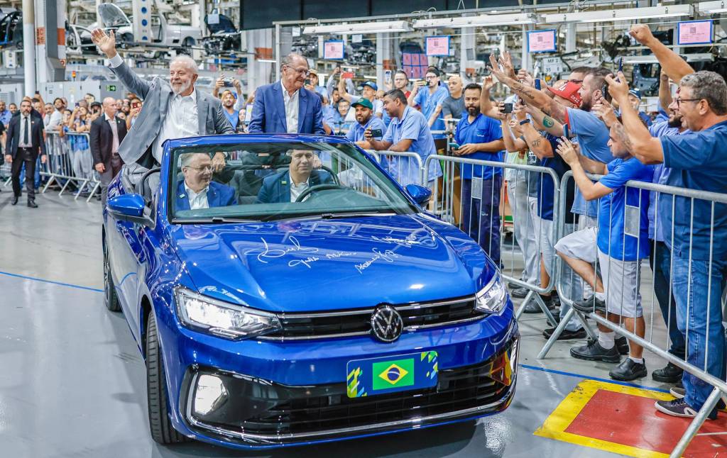 Volkswagen Virtus Conversível criado para cerimônia na fábrica da Anchieta