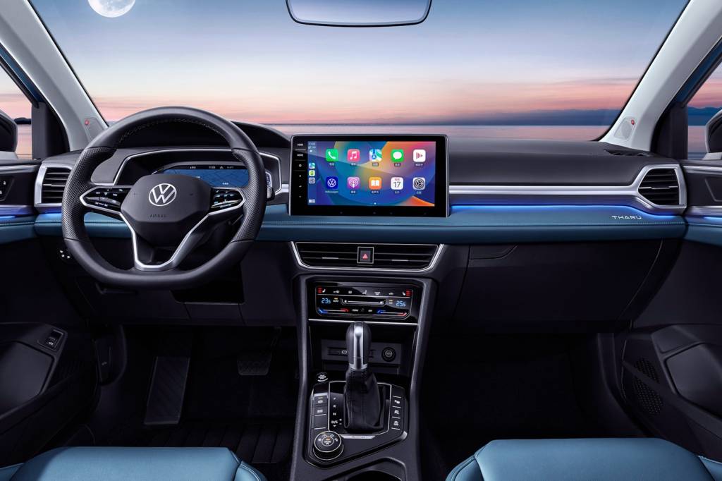 Volkswagen Tharu (2) Interior deve ganhar multimídia flutuante