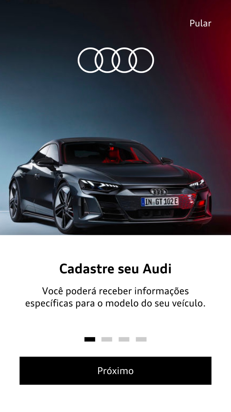 Aplicativo Audi e-Tron