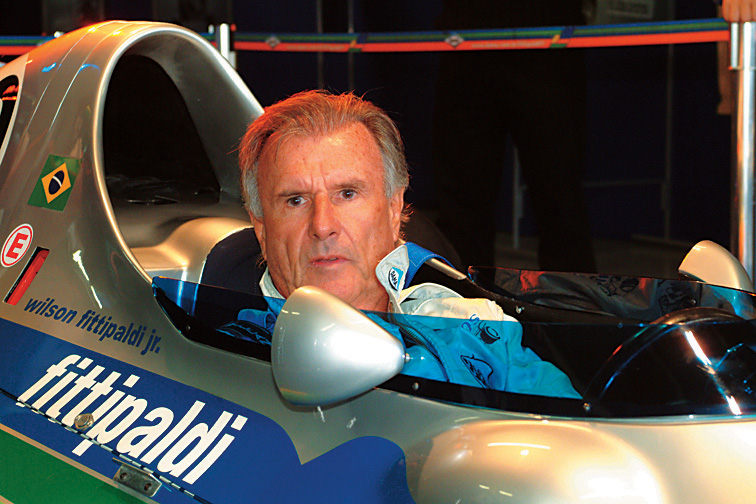 Wilson Fittipaldi Júnior, durante o Quatro Rodas Experience, evento organizado pela revista Quatros Rodas, no Autódromo de Interlagos, em 2006