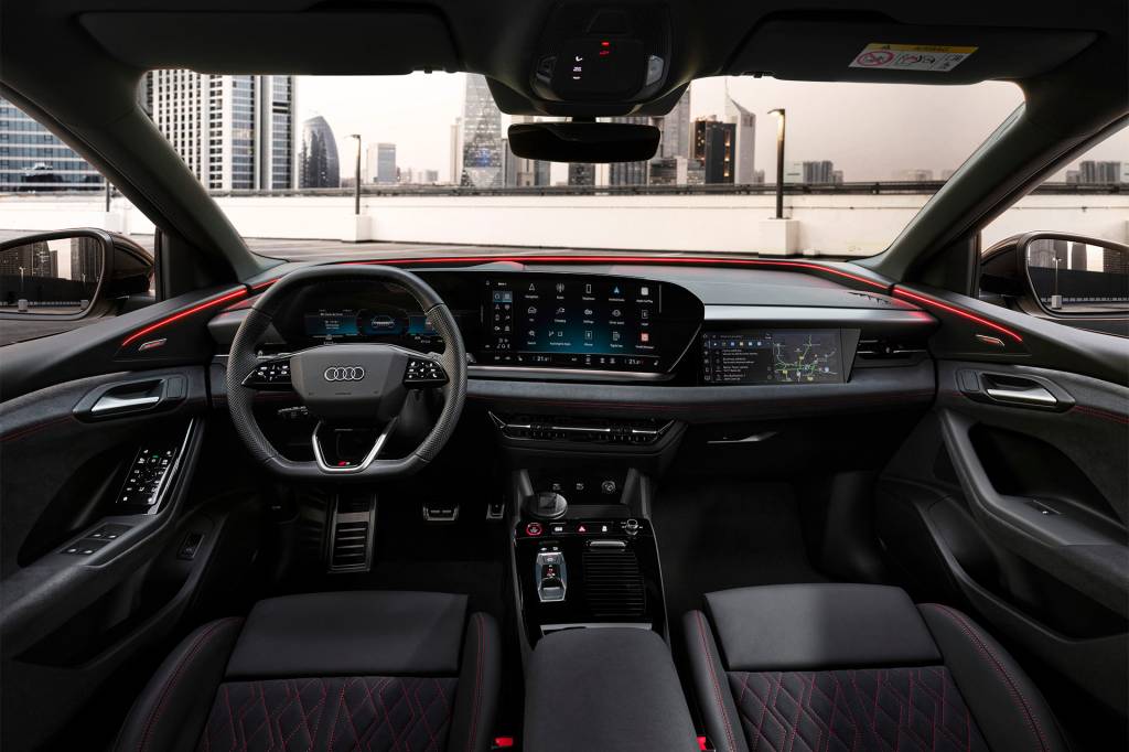 Painel do Audi SQ6 e-tron