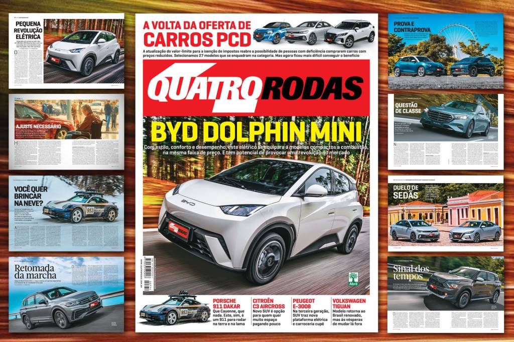 Na QR de março, o teste do BYD Dolphin Mini e guia completo dos carros PcD