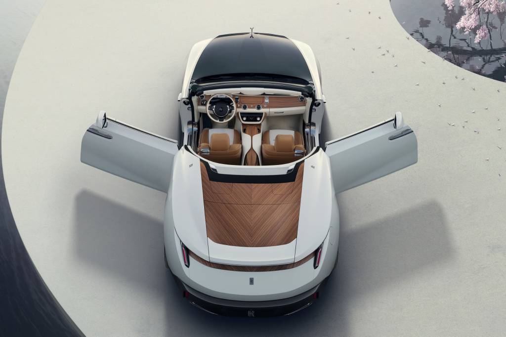 Rolls-Royce Droptail Arcadia (2) Hábitos do comprador foram analisados por meses, a fim de definir o estilo do carro