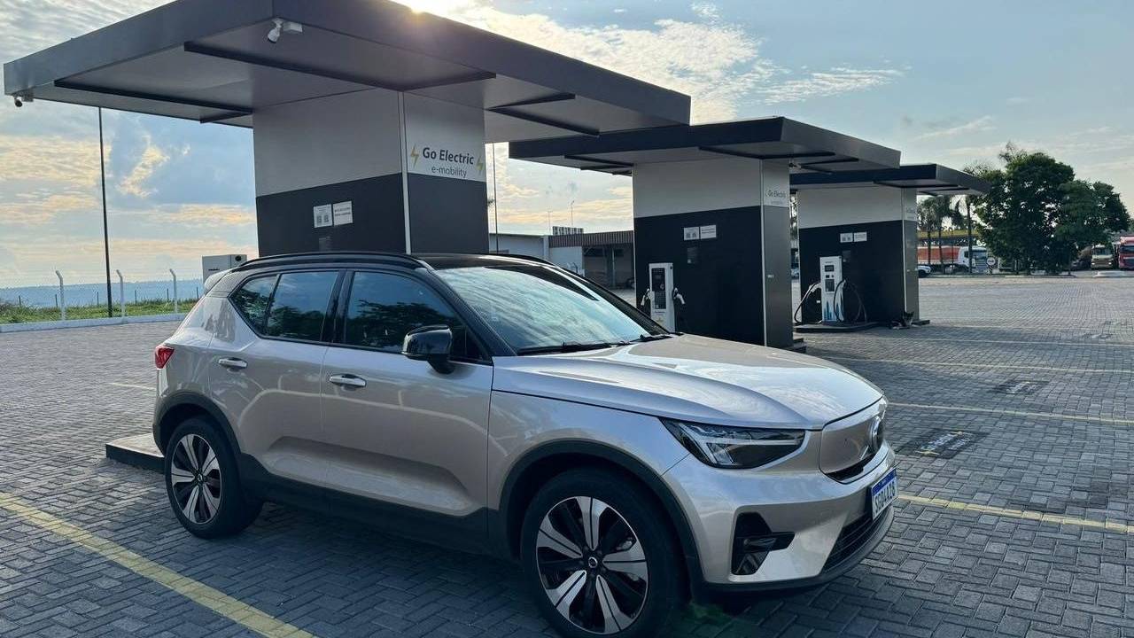 Primeiro eletroposto da Go Electric, em Santa Rita do Passa Quatro (SP)