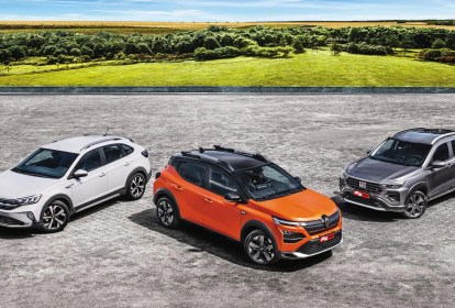 Volkswagen Nivus, Renault Kardian e Fiat Pulse se enfrentam