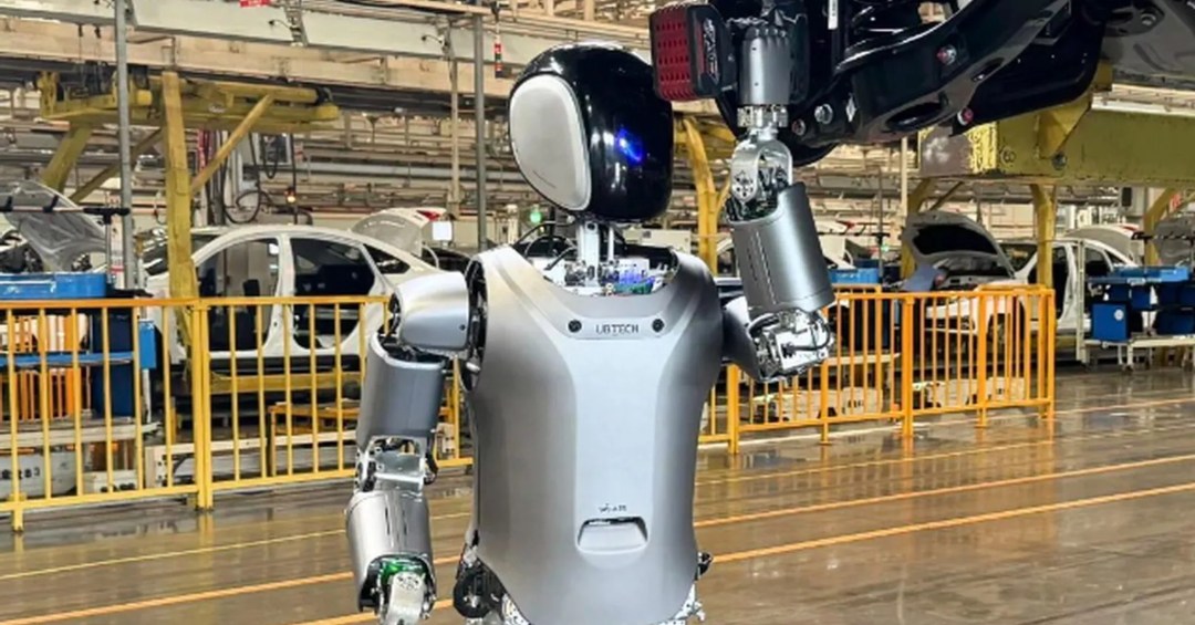 Dongfeng usará robôs humanoides em sua linha de produção