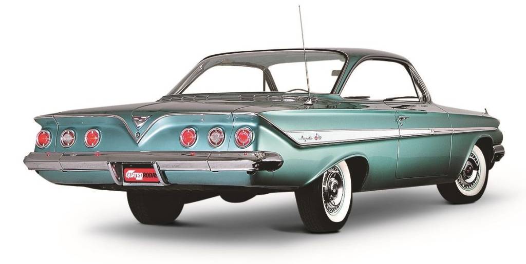 Chevrolet Impala modelo 1961, automóvel testado pela revista Quatro Rodas. Chevrolet Impala modelo 1961, automóvel testado pela revista Quatro Rodas.