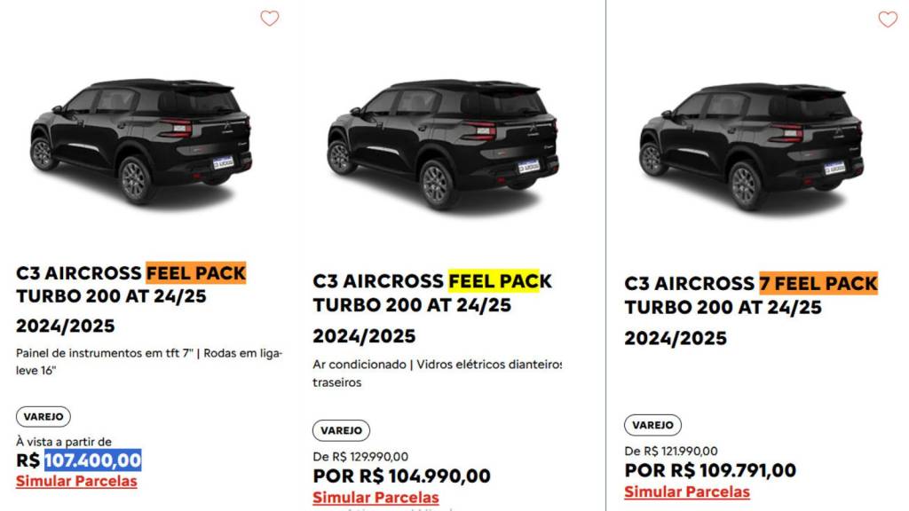1 Descontos C3 Aircross