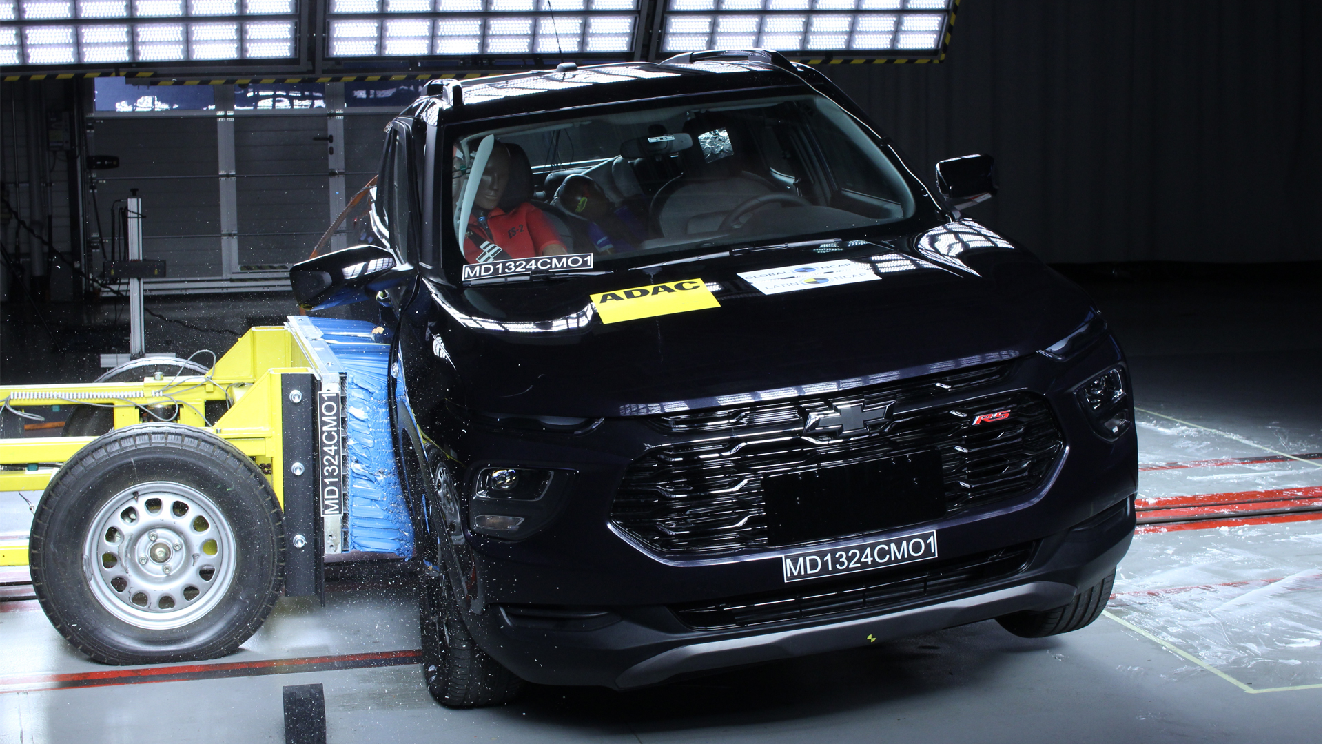 Chevrolet Montana no teste de colisão do Latin NCAP