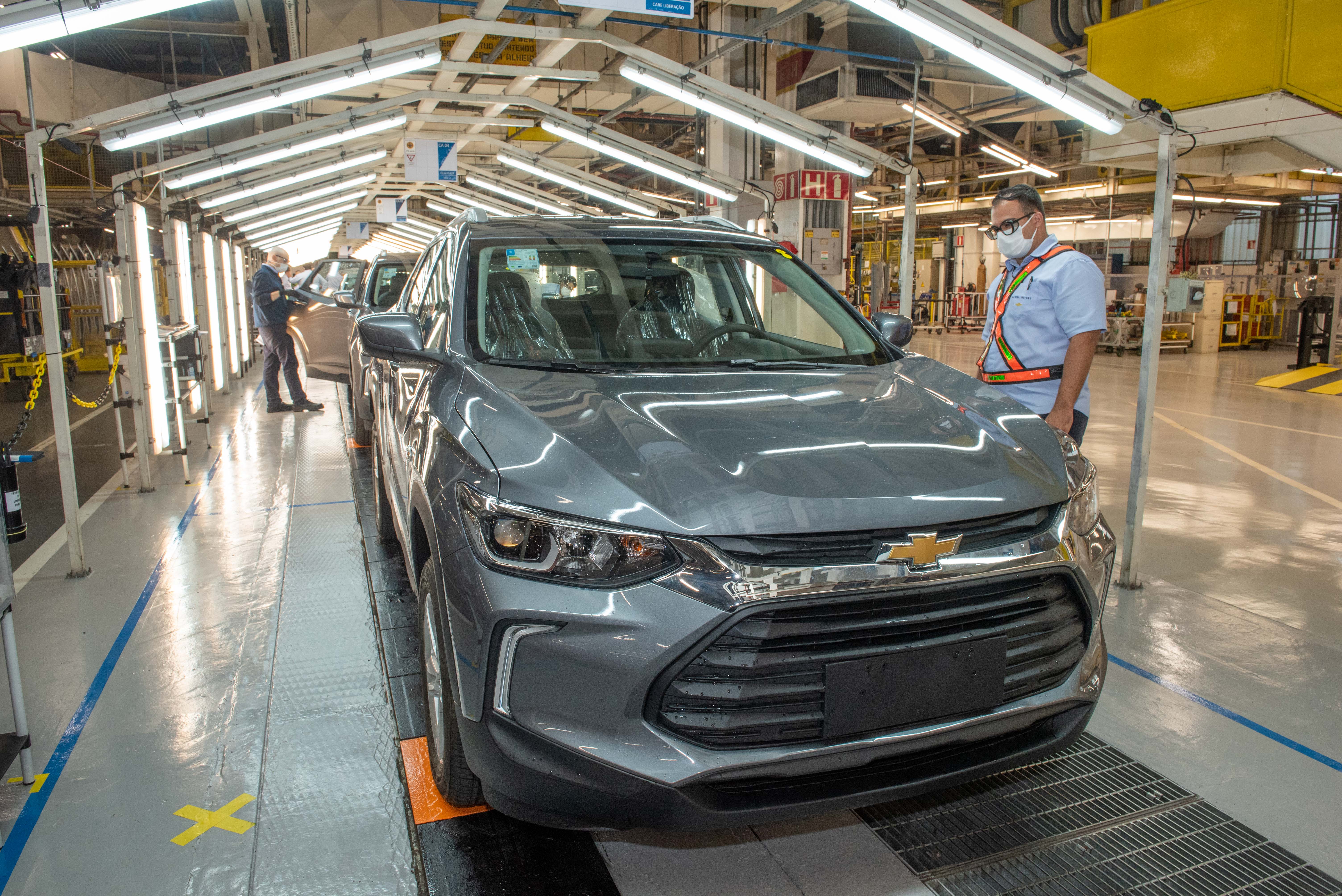 Chevrolet Tracker na fábrica da GM em São Caetano do Sul