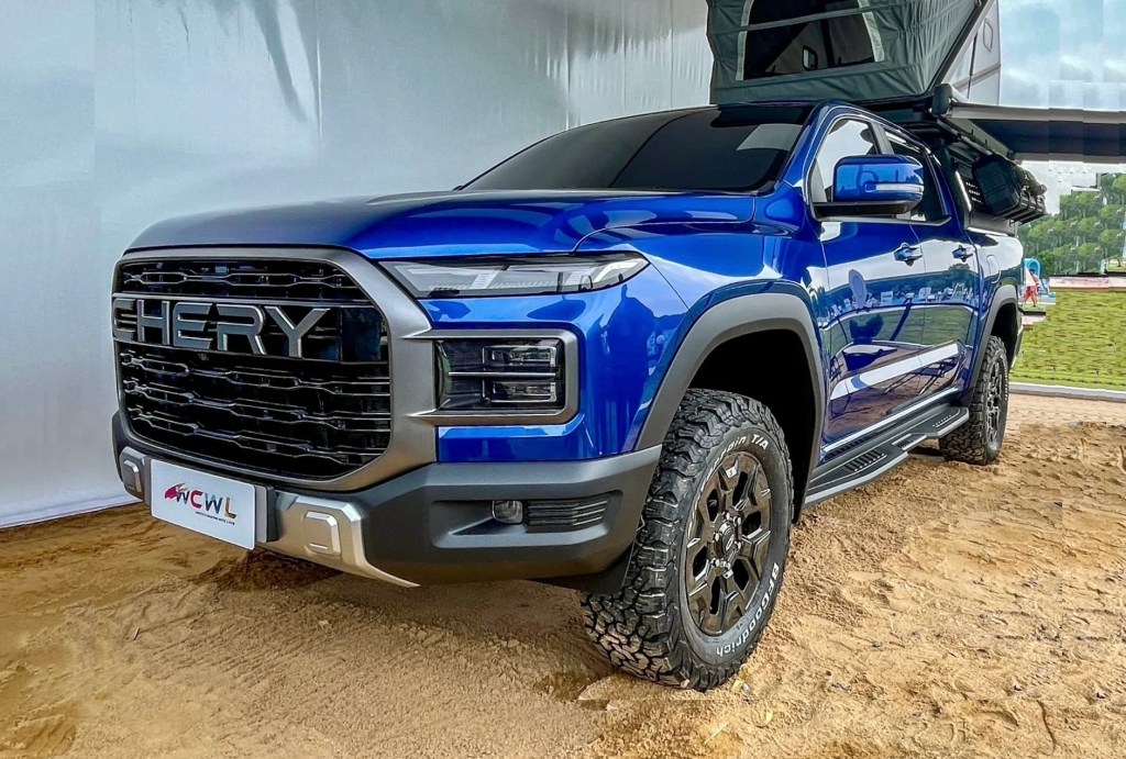 Chery revela picape média que será hibrida e elétrica, e vem ao Brasil