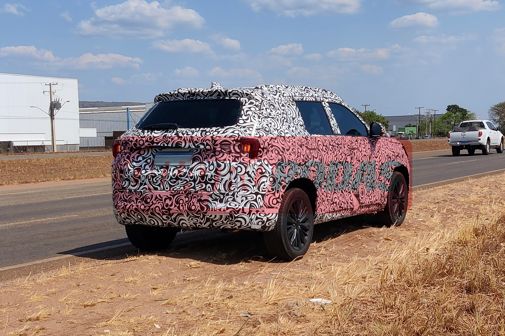 Flagra do novo Honda WR-V no Brasil