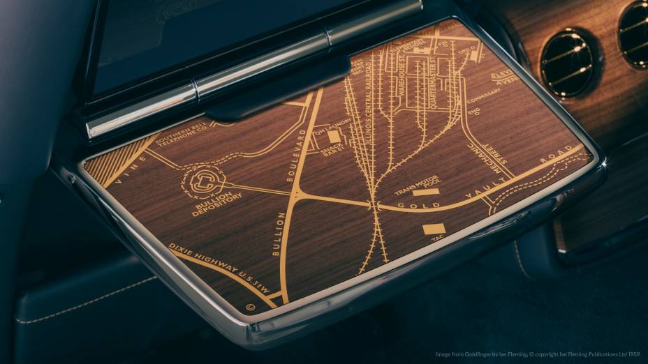 Mapa do depósito de ouro dos EUA em Fort Knox