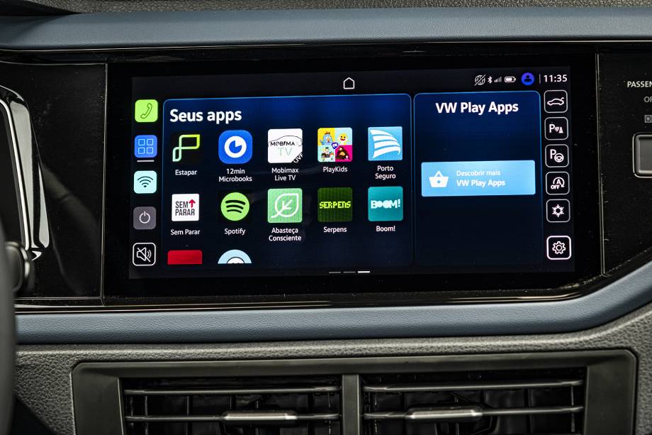 A nova versão da multimídia VW Play é bem mais intuitiva e com resposta rápida