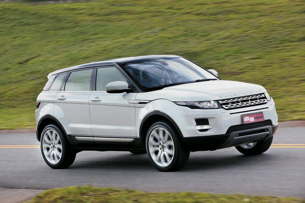 Evoque Prestige Tech modelo 2012 da Land Rover, durante teste comparativo da rev Range Rover Evoque Prestige Tech