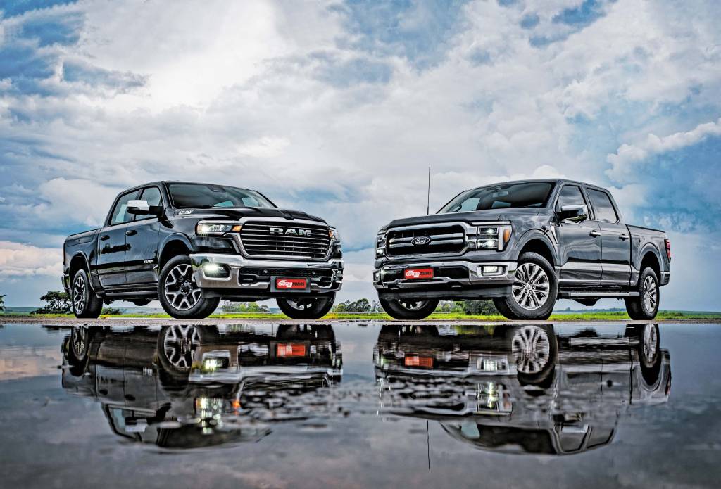 Ram 1500 Laramie com motor 3.0 biturbo enfrenta nova Ford F-150 com V8 raiz