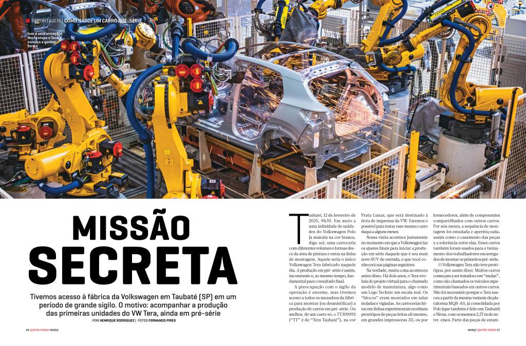 PRE SERIE Quatro Rodas edição Março