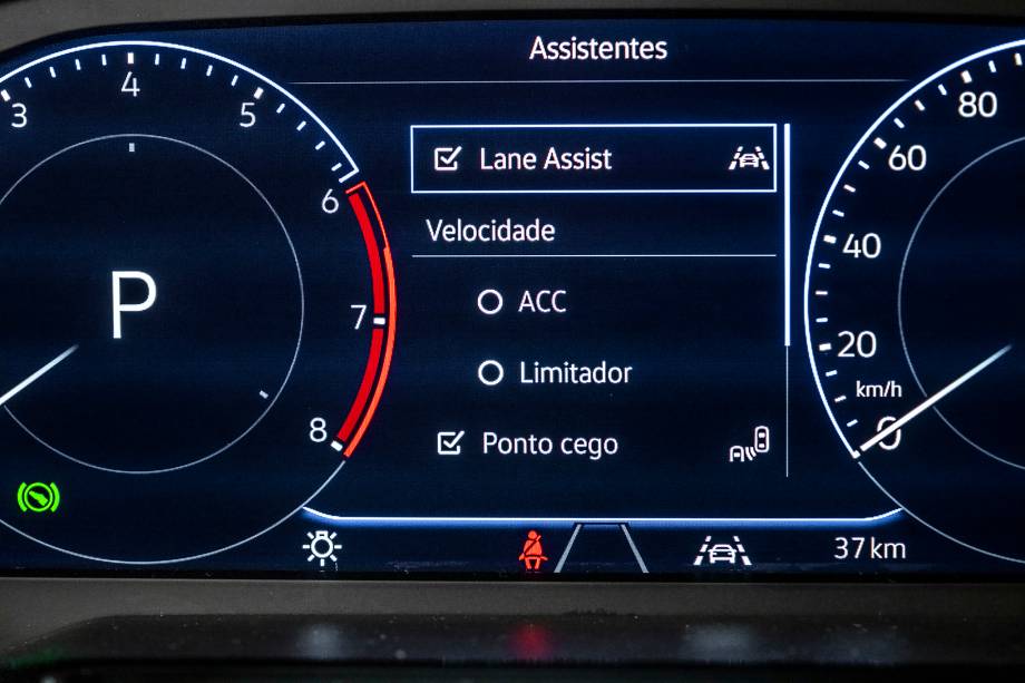 Controles dos assistentes de segurança opcionais Controles dos assistentes de segurança opcionais