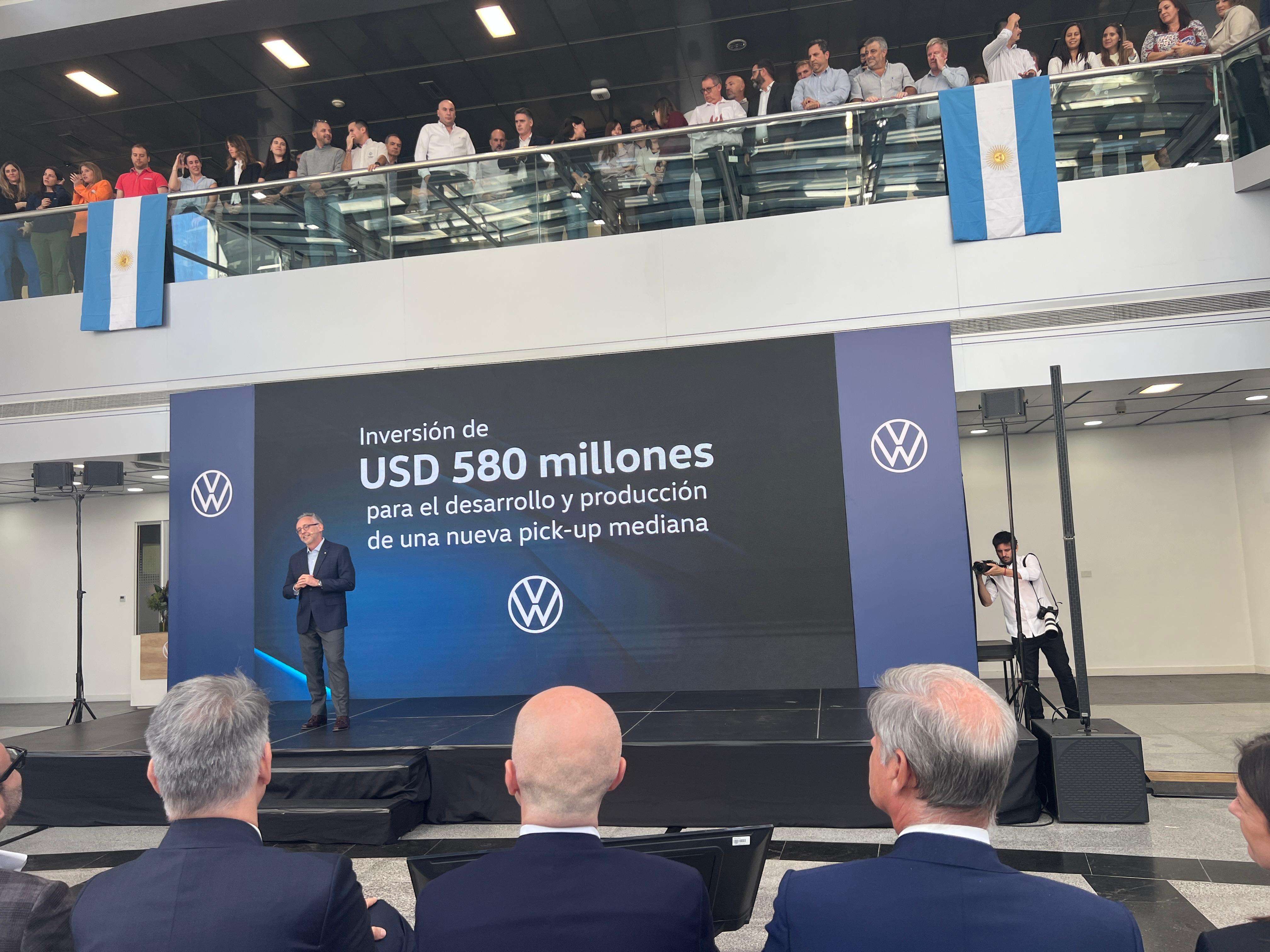 Investimento de US$ 580 milh&otilde;es na VW Argentina