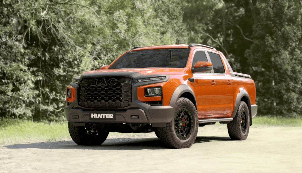 JAC lança Hunter híbrida que pode rodar 100 km como picape elétrica