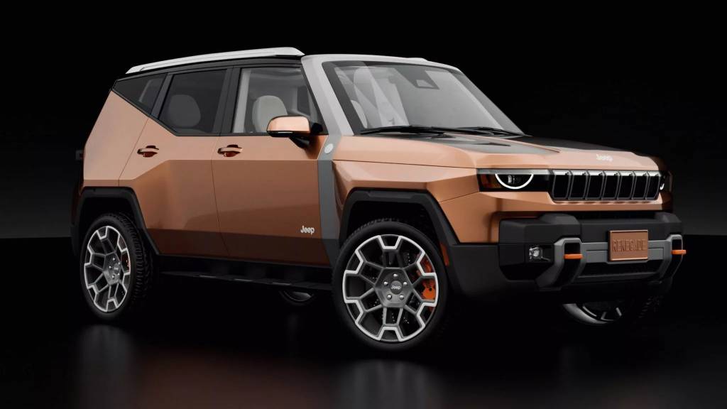 Jeep Renegade terceira geração Render Jeep Renegade terceira geração Render